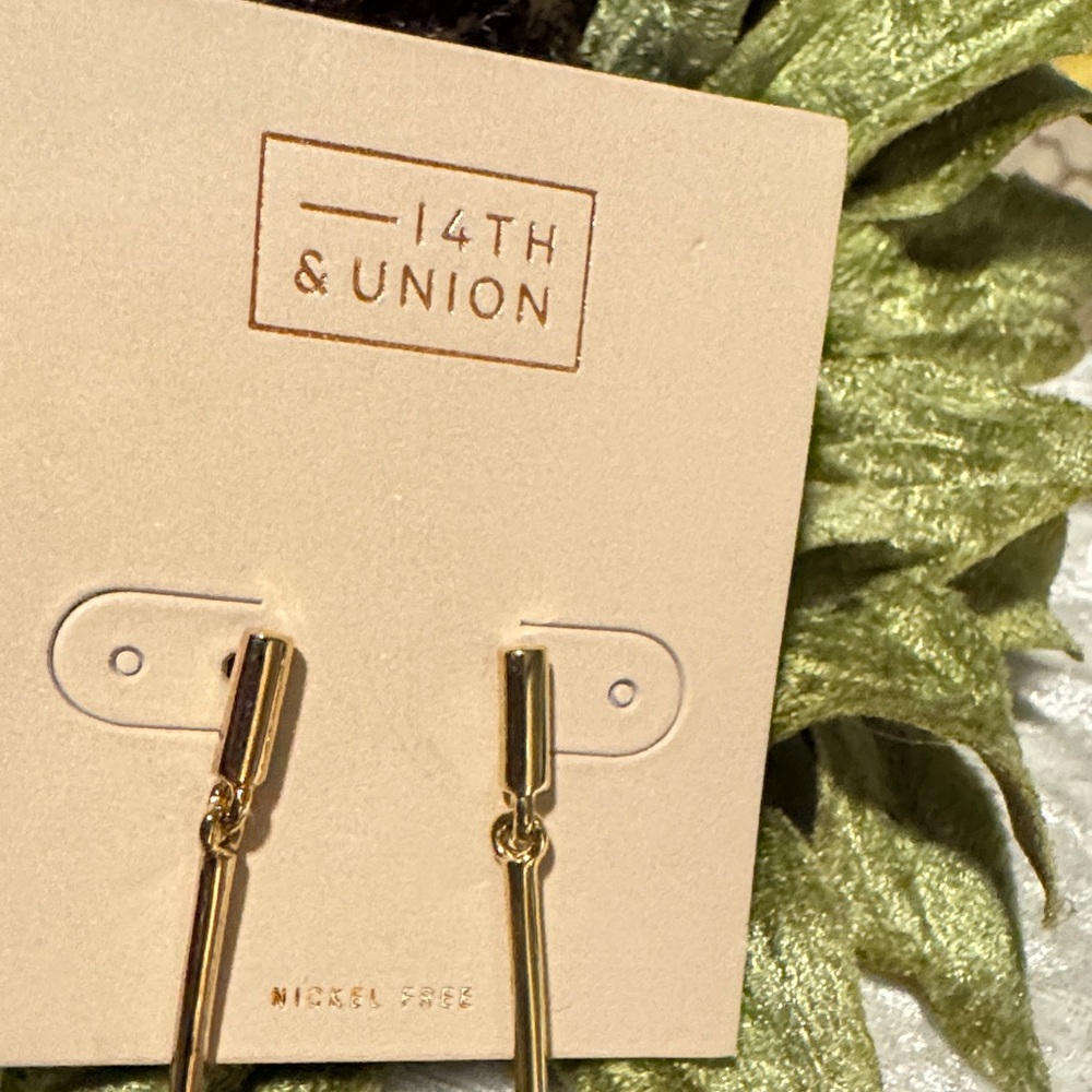 🌸Final price🌸 14th & Union Gold Disc Earrings - Picture 2 of 4